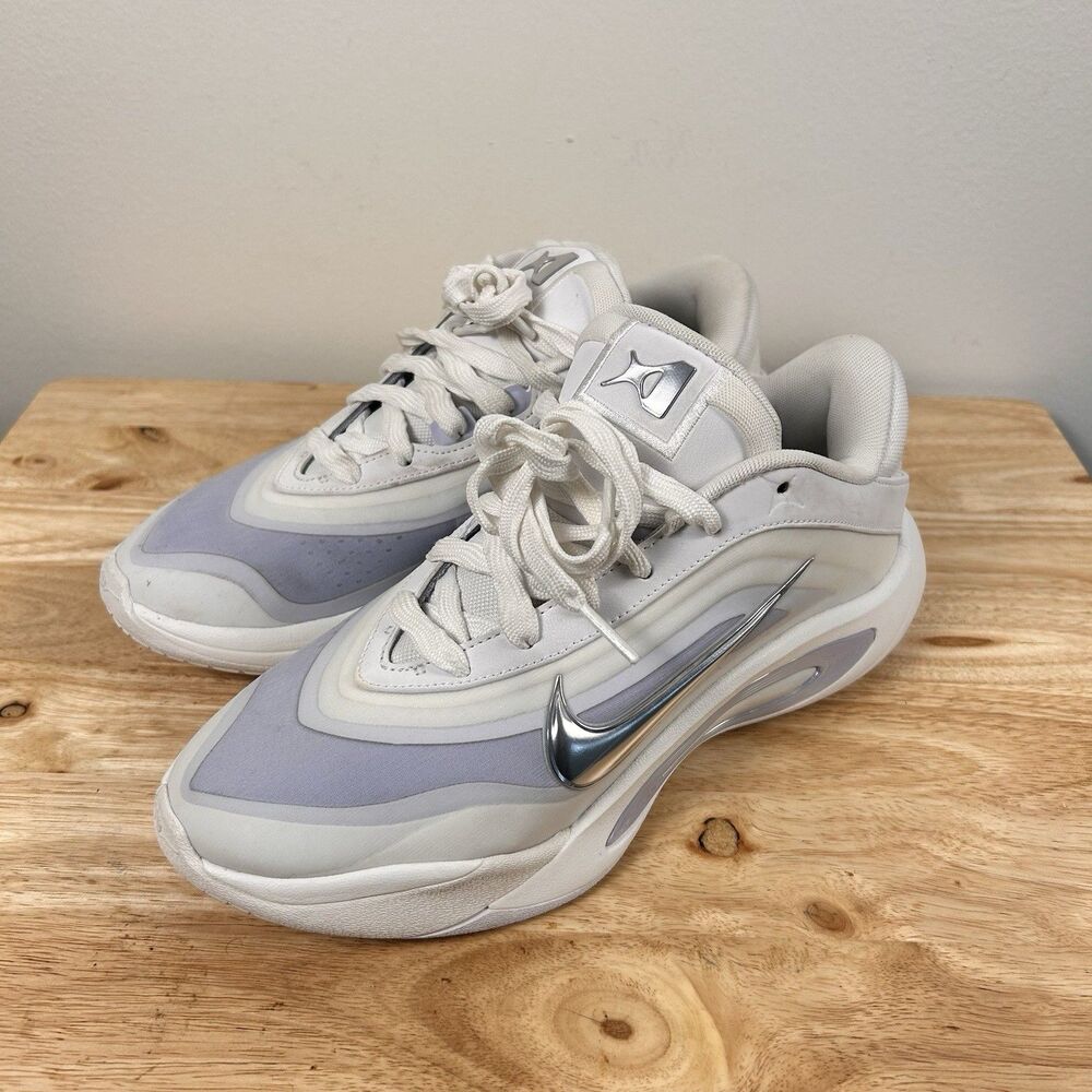 Nike A’One Basketball Shoes White Silver Women’s Size 7 NWOB A’ja Wilson